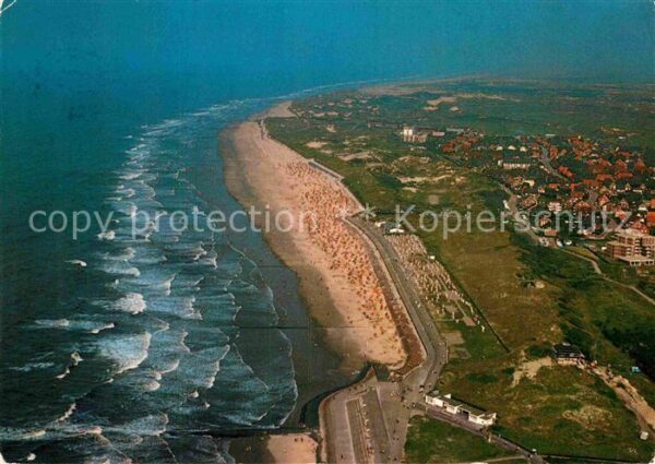 Norderney Nordseebad Fliegeraufnahme Nordstrand Wetterwarte