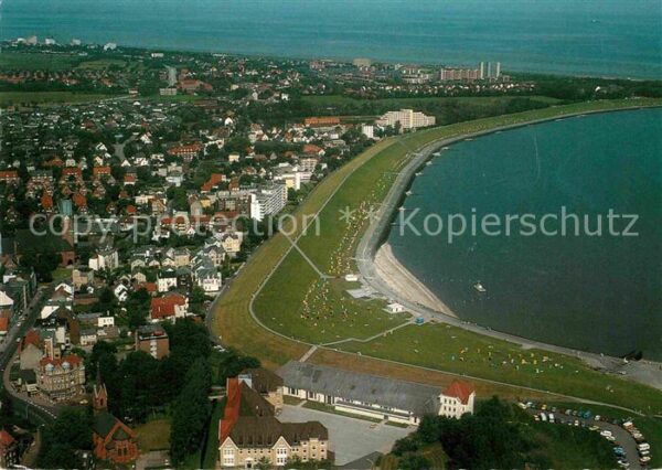 Cuxhaven Nordseebad Grimmershörnbucht Fliegeraufnahme