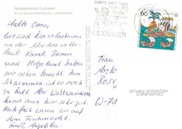 Cuxhaven Nordseebad Grimmershörnbucht Fliegeraufnahme – Bild 2