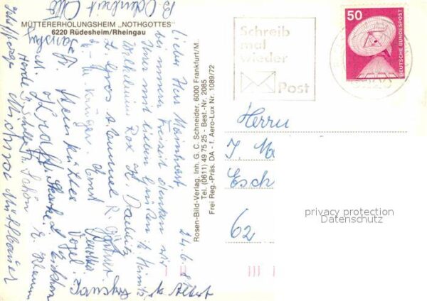 Ruedesheim Rhein Müttererholungsheim Nothgottes Fliegera – Bild 2