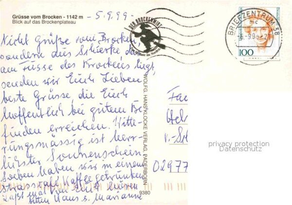 Brocken Harz Brockenplateau Fliegeraufnahme – Bild 2