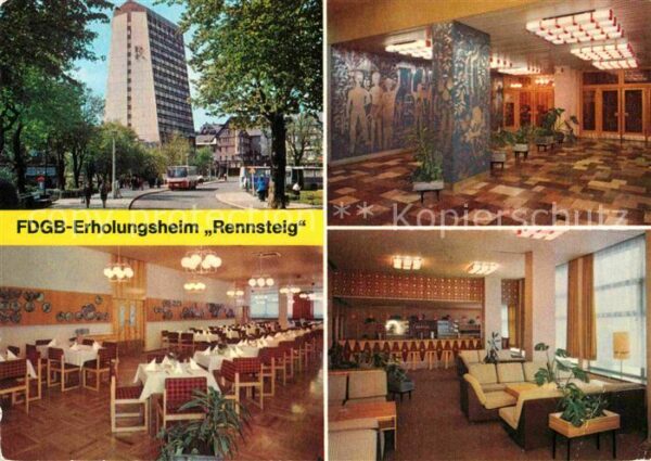 Oberhof Thueringen FDGB-Erholungsheim Rennsteig