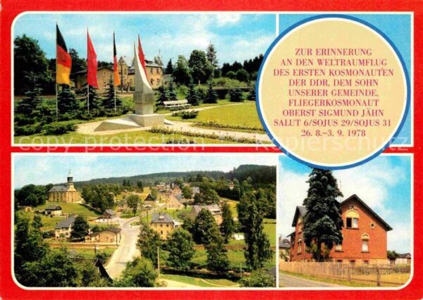 Morgenroethe-Rautenkranz Denkmal Fliegerkosmonaut Sigmund Jähn