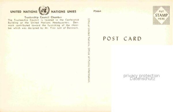 New York City United Nations Trusteeship Council Cham – Bild 2