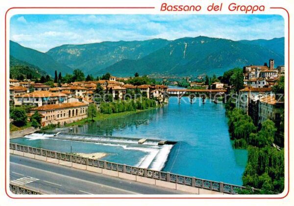 Bassano del Grappa Fiume Brenta Ponte degli Alpini
