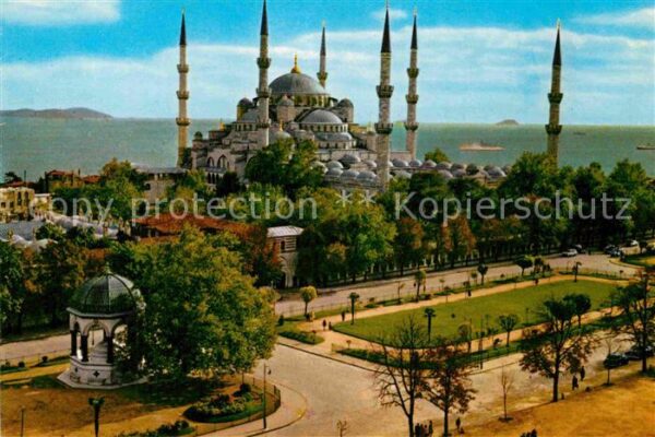 Istanbul Constantinopel Blue Mosque German Fountain