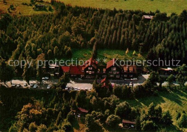 Bischofsheim Rhoen Fliegeraufnahme Rhänhäuschen