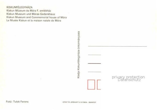 Kiskunfelegyhaza Kiskum Museum Moras Gedenkhaus – Bild 2