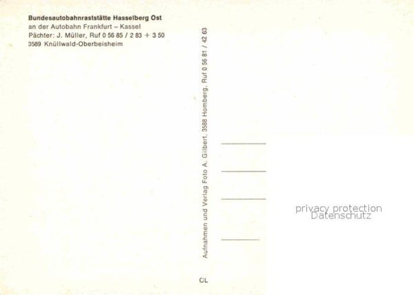 Oberbeisheim Bundesautobahnraststätte Hasselberg Ost – Bild 2