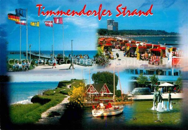 Timmendorfer Strand Strand Seebrücke Boot