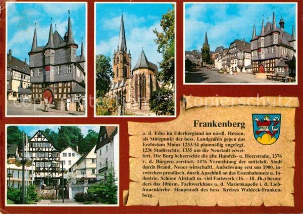Frankenberg Eder Rathaus Liebfrauenkirche Obermarkt