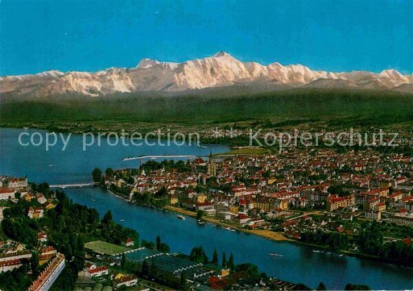 Konstanz Bodensee Fliegeraufnahme