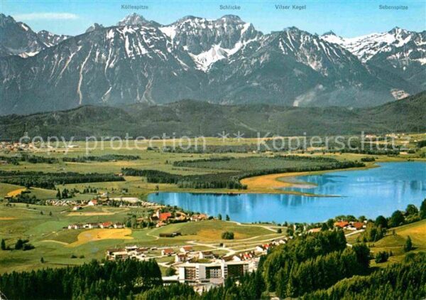 Hopfen See Kurzentrum Enzensberg Fliegeraufnahme S