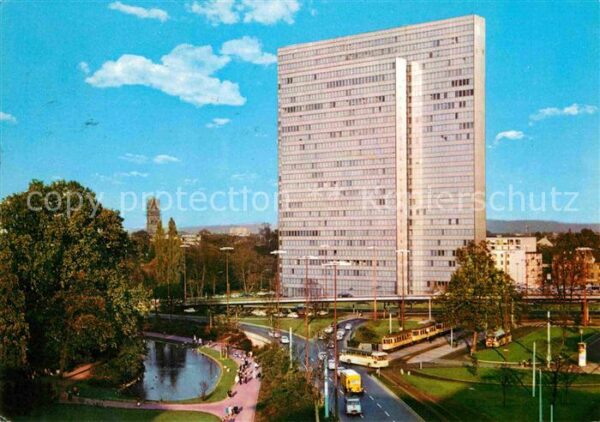 Duesseldorf Hofgarten Thyssen-Hochhaus