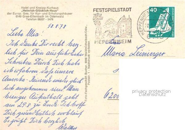Gras-Ellenbach Hotel Heinrich-Glücklich-Haus – Bild 2