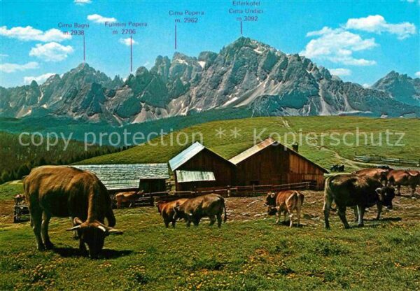 Sexten Sesto Suedtirol Rifugio Klammbachboden Cima Popera Bagn