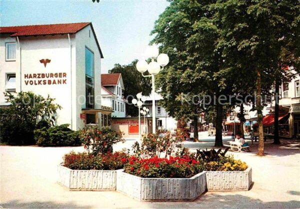 Bad Harzburg Fussgängerzone Harzburger Volksbank