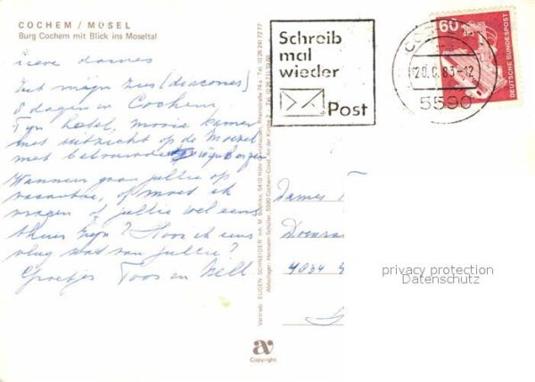Cochem Mosel Burg Moseltal – Bild 2