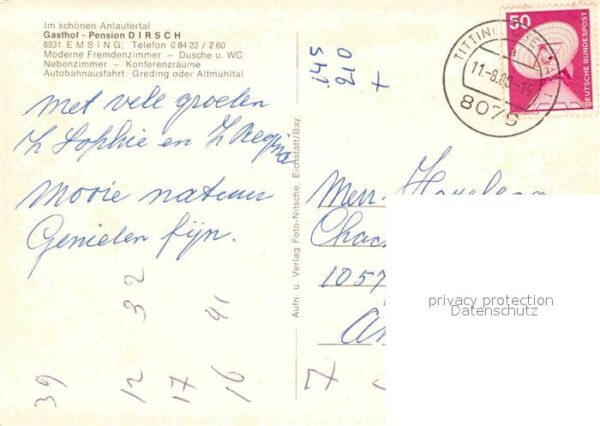 Emsing Titting Oberbayern Gasthof Dirsch – Bild 2