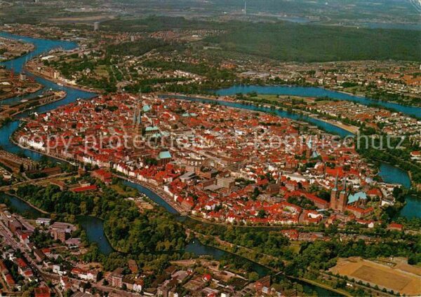 Luebeck Fliegeraufnahme