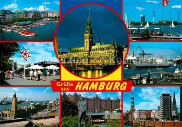 Hamburg Hafen Teilansichten