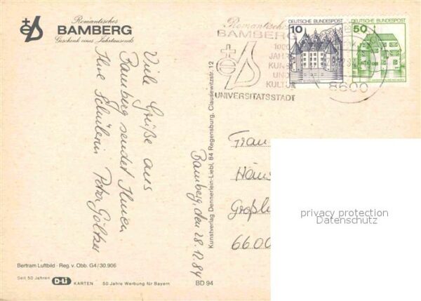 Bamberg Fliegeraufnahme – Bild 2