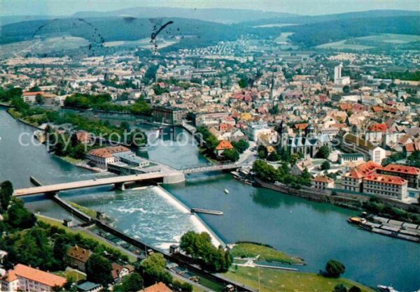 Hameln Weser Fliegeraufnahme