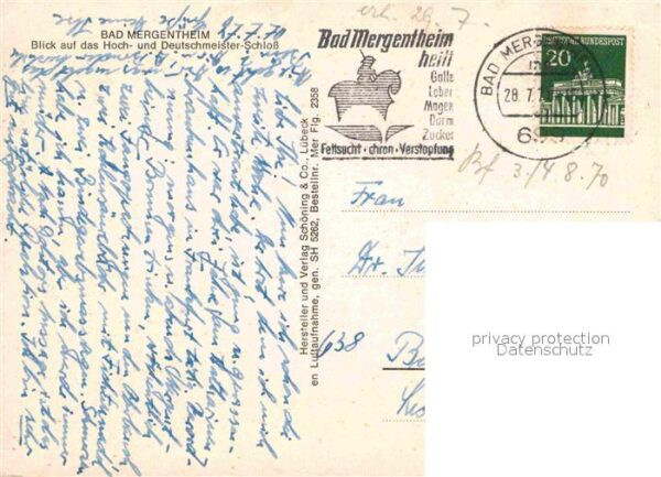 Bad Mergentheim Hoch- Deutschmeister-Schloss – Bild 2