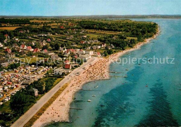 Sierksdorf Fliegeraufnahme Strand