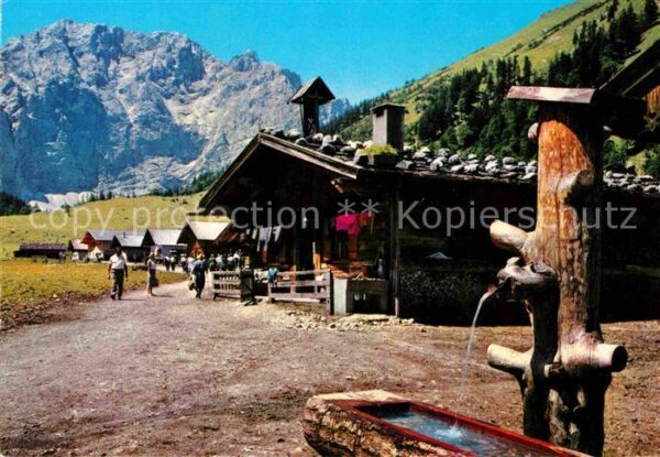 Eng Hinterriss Tirol Alpengasthof Alpencafe Eng Ahronboden G