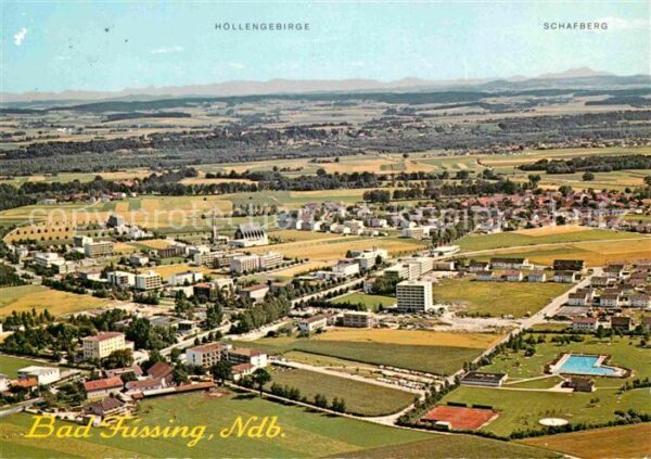 Bad Fuessing Fliegeraufnahme Höllengebirge Schafberg