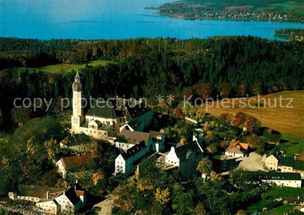 Andechs Kloster Fliegeraufnahme