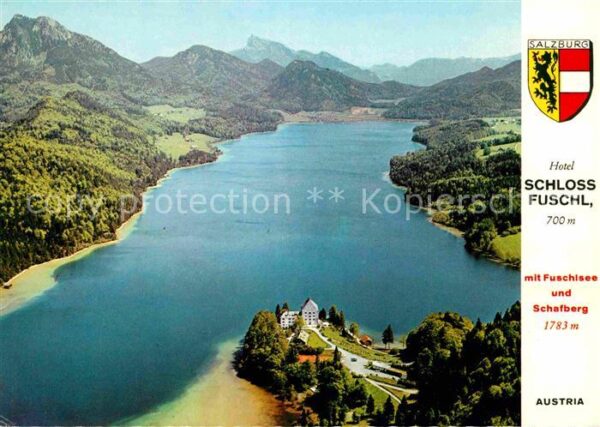 Hof Salzburg Fliegeraufnahme Schloss Fuschl Fuschlse