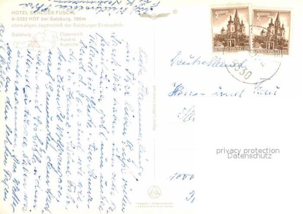 Hof Salzburg Fliegeraufnahme Schloss Fuschl Fuschlse – Bild 2