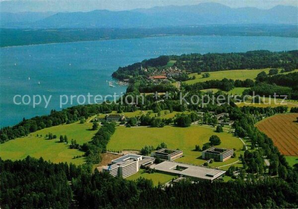 Bernried Starnberger See Klinik Höhenried Fliegeraufnahme