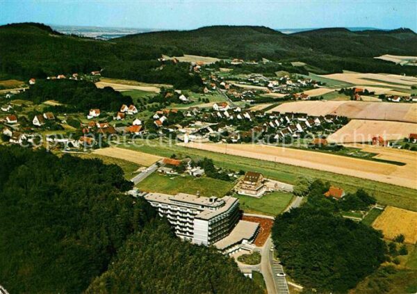 Hausberge Sanatorium Fliegeraufnahme