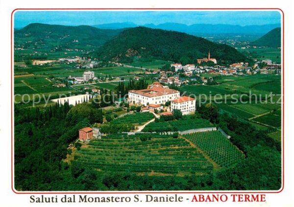 Abano Terme Monastero S. Daniele Fliegeraufnahme
