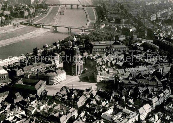 Dresden Neumarkt Frauenkirche Fliegeraufnahme