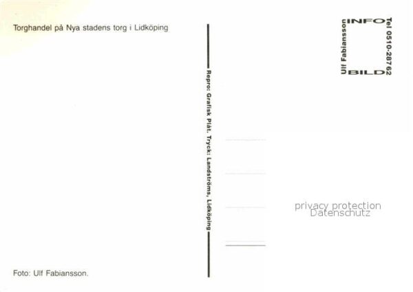 Lidkoeping Torghandel Nya stadens torg – Bild 2