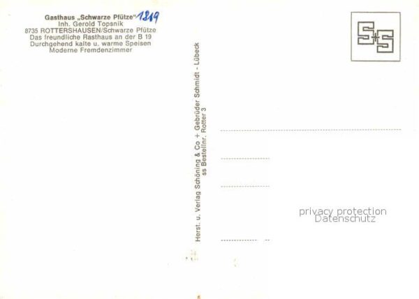 Rottershausen Gasthaus Schwarze Pfütze – Bild 2