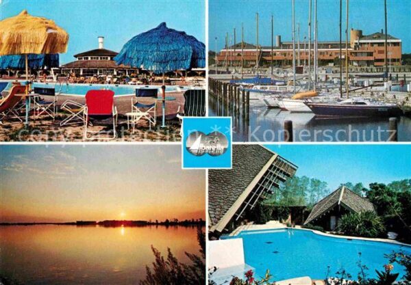 Isola di Albarella Hafen Strand