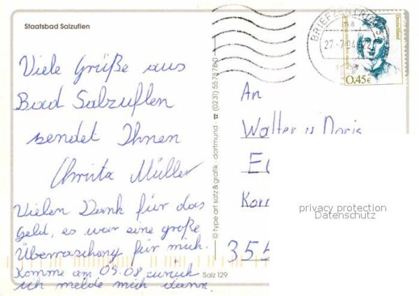 Bad Salzuflen Rathaus Haus Backs Thermal-Sprudel – Bild 2
