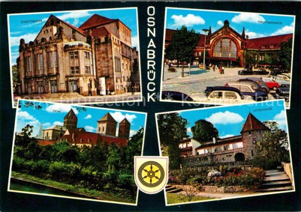 Osnabrueck Hauptbahnhof Stadttheater Dom