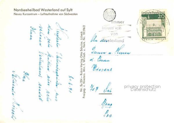 Westerland Sylt Fliegeraufnahme Neues Kurzentrum – Bild 2