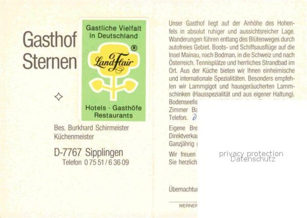 Sipplingen Landgasthof zum Sternen – Bild 2