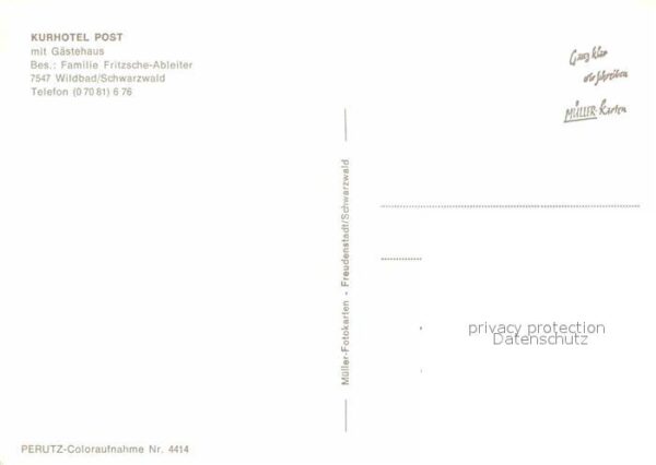 Wildbad Schwarzwald Kurhotel Post – Bild 2