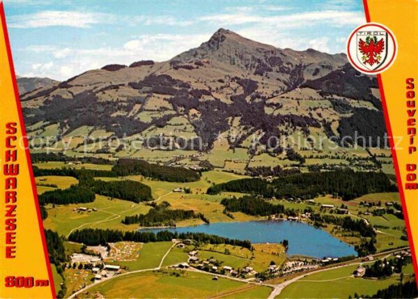 Kitzbuehel Tirol Fliegeraufnahme Schwarzsee Kitzbüheler