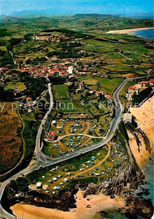 Comillas Fliegeraufnahme Camping