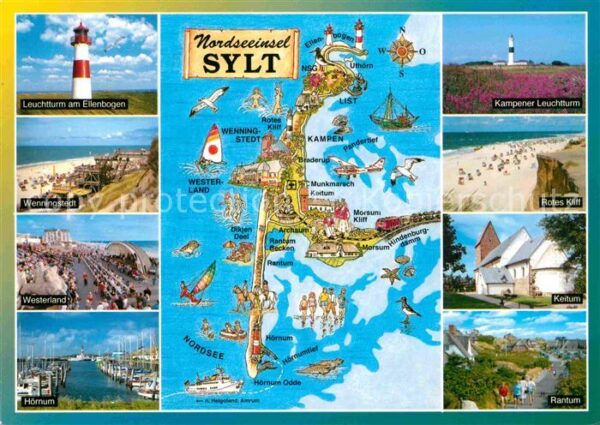 Keitum Sylt Kampener Leuchtturm Rantum Hörnum