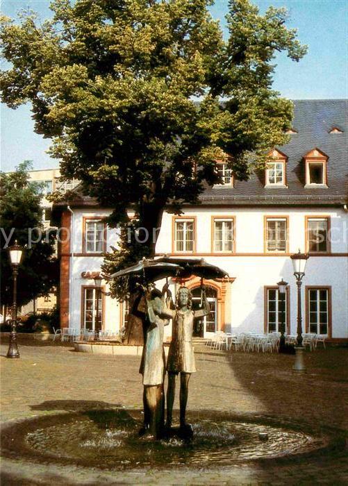 Mainz Rhein Mädchenbrunnen Ballplatz